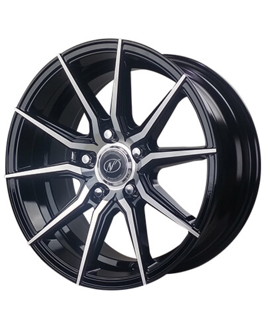 Drive in Black Machined Under Cut Red finish. The Size of alloy wheel is 17x8 inch and the PCD is 5x114.3(SET OF 4)